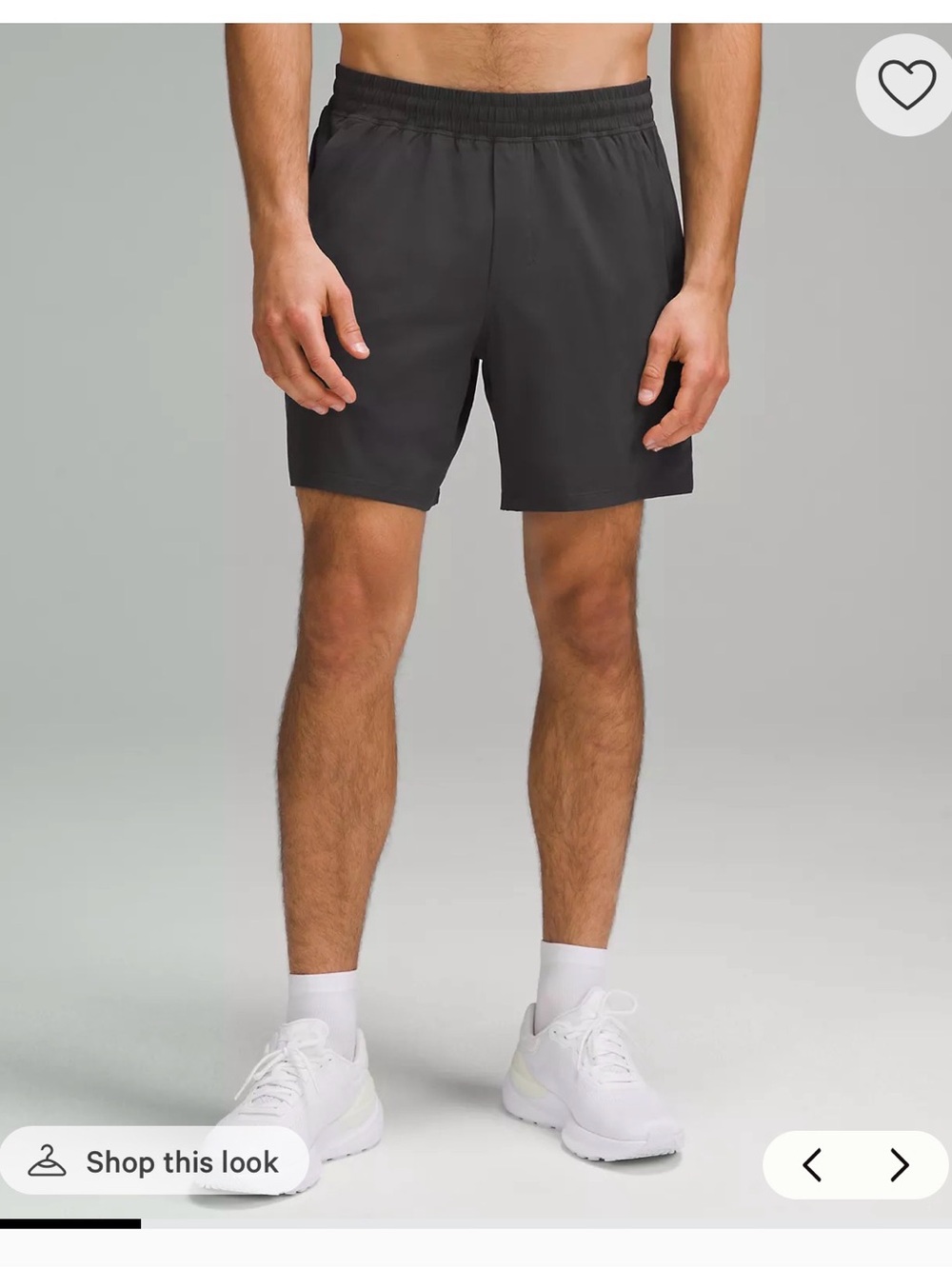 lululemon Men’s Pace Breaker Linerless Shorts 5”